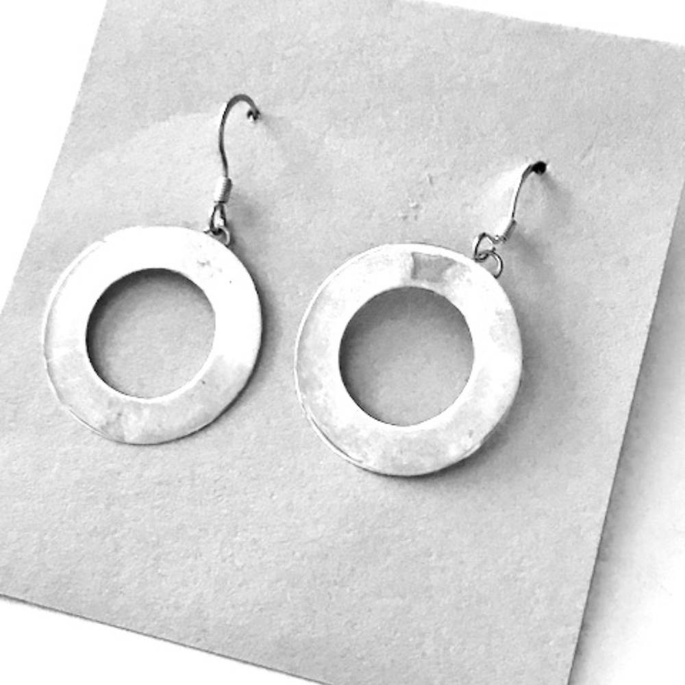 Mexican Silver 925 Circle Earrings